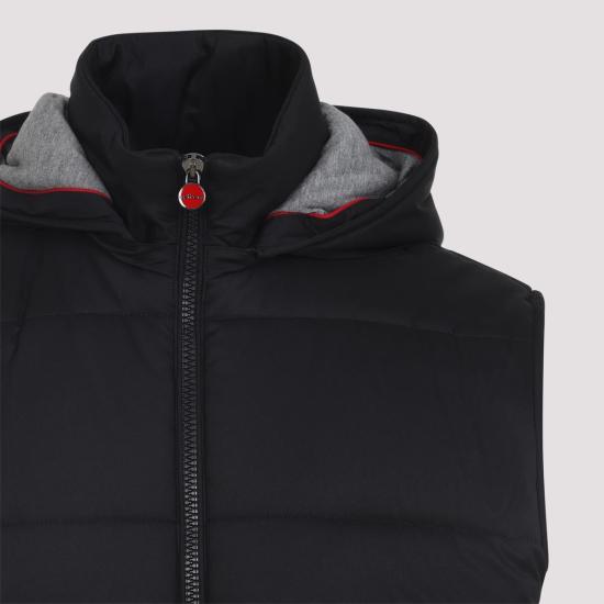 25FW 키톤 패딩 조끼 UW2194V0422H20000 Black - KITON