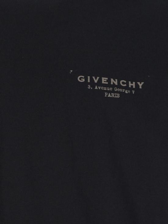 25FW 지방시 반팔 티셔츠 BM71NK3YRV001 Black - GIVENCHY