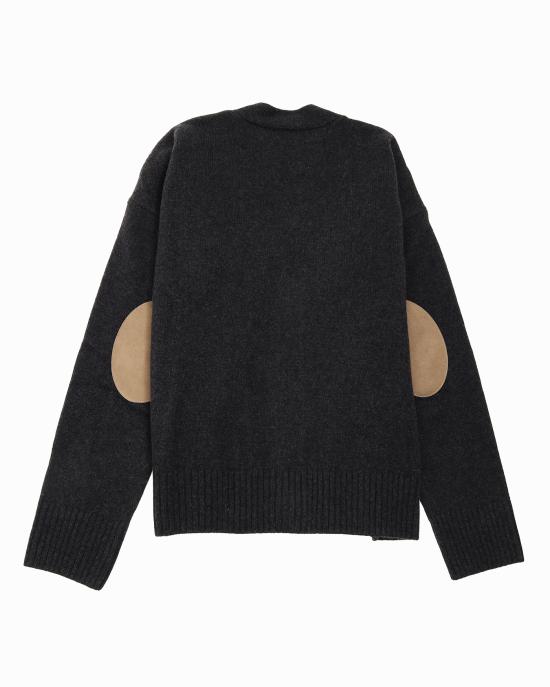  아미 가디건 UKC110 KN0028 055 Grey - AMI