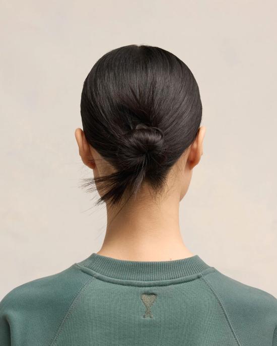 24FW 아미 긴팔 티셔츠 USW024 747 4013 ANTIQUE CLAY Green - AMI