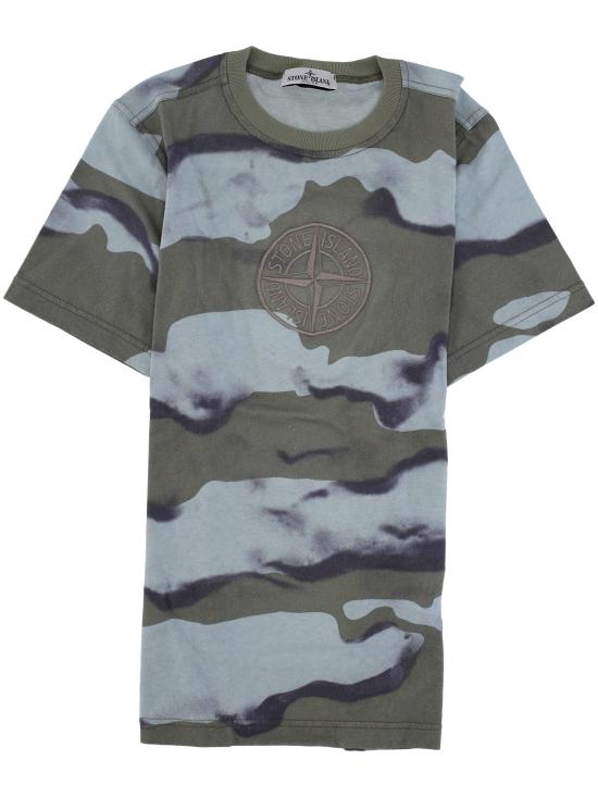 25SS [키즈] 스톤 아일랜드 티셔츠 K1S162100008 S0118V0041