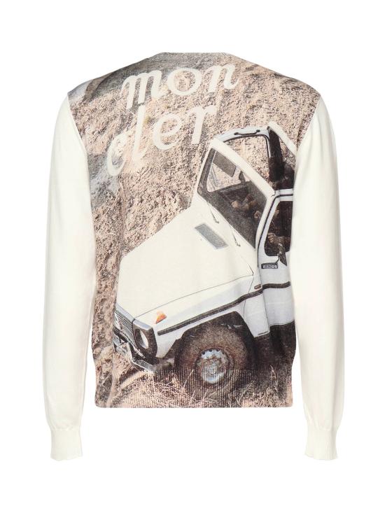 25FW 몽클레어 스웨터 K14019C00004 M1113034 White - MONCLER