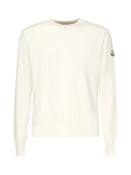25FW 몽클레어 스웨터 K14019C00004 M1113034 White