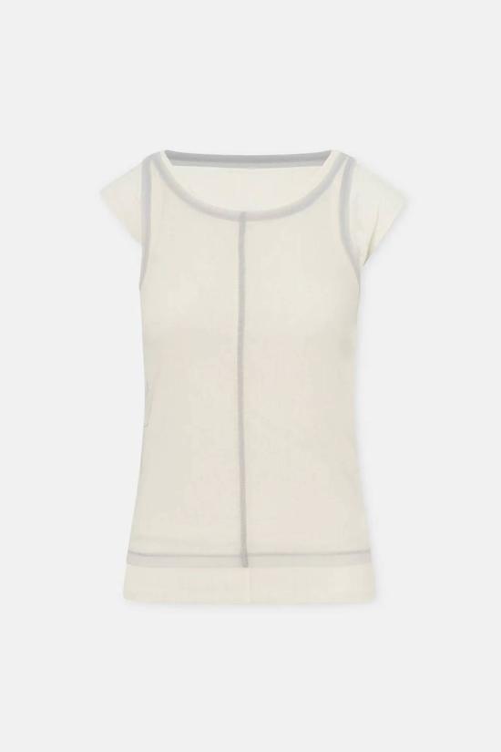 25SS 라 피신 긴팔 티셔츠 LF241WT037 CU001001 White