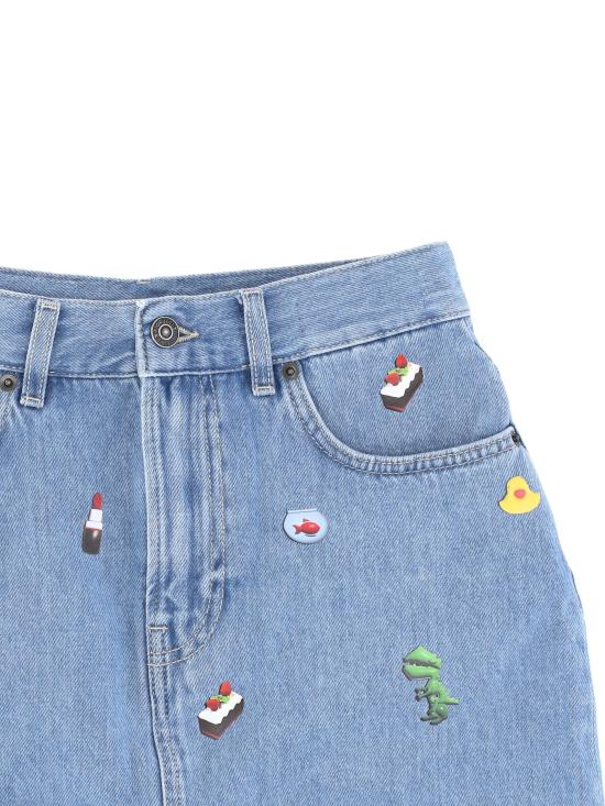 25SS 피오루찌 숏 스커트 W02SMDSK 261DN03DN10 Blue - FIORUCCI