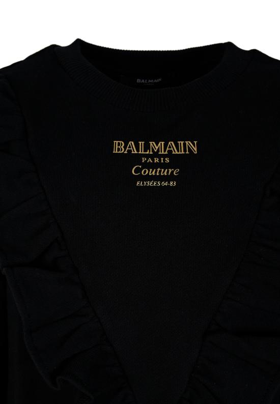 25FW [키즈] 발망 원피스 BX1A80 Z3183 930OR BLACK - BALMAIN