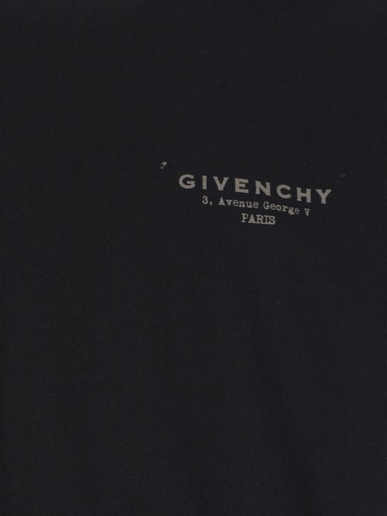 25FW 지방시 반팔 티셔츠 BM71NK3YRV 001 Black - GIVENCHY