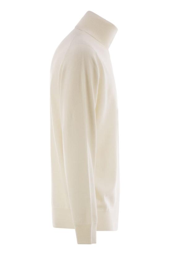 25FW 브루넬로 쿠치넬리 터틀넥 M2200103CO312 WHITE - BRUNELLO CUCINELLI