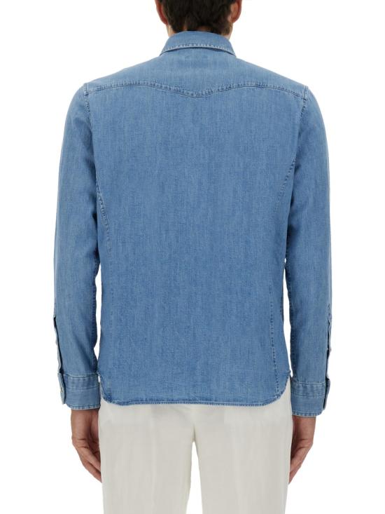 25FW 톰포드 데님 셔츠 HDS001FMC239 HB414 BLUE - TOMFORD