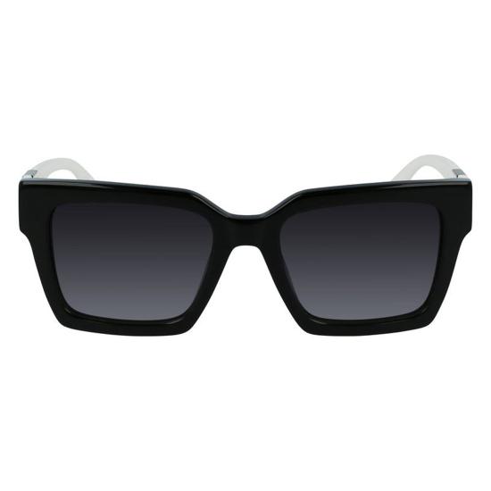 25SS 칼라거펠트 선글라스 KL6057S 004 BLACK WHITE - KARL LAGERFELD