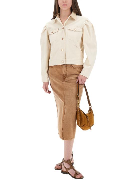25FW 이자벨마랑 스트레이트 팬츠 JU0045FB B1H07I10OE BEIGE - ISABEL MARANT