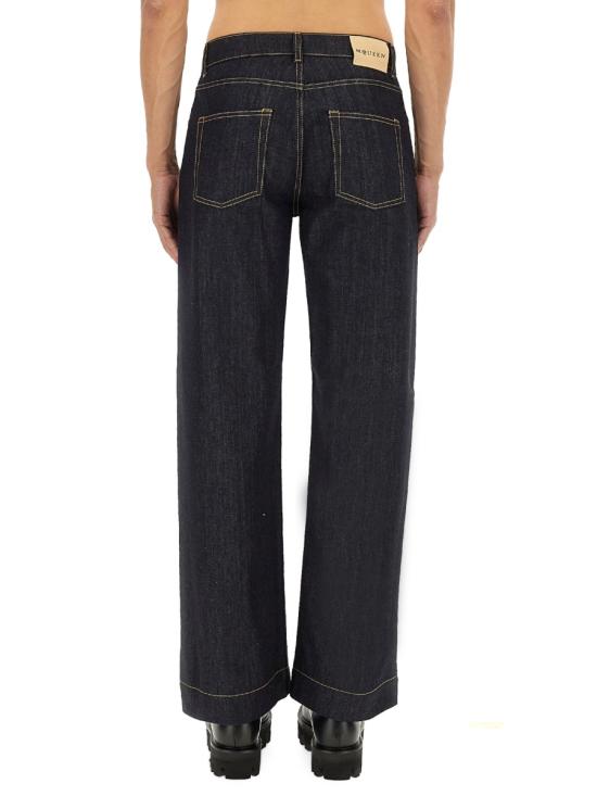 25FW 알렉산더 맥퀸 스트레이트 팬츠 839142 QYAAB4244 DENIM - ALEXANDER MCQUEEN