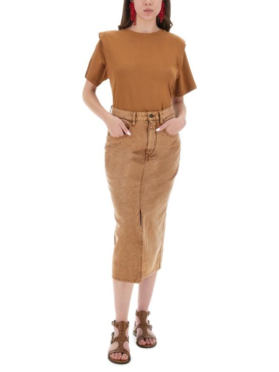 25FW 이자벨마랑 반팔 티셔츠 TS0041FA A1N41I50CA BEIGE - ISABEL MARANT