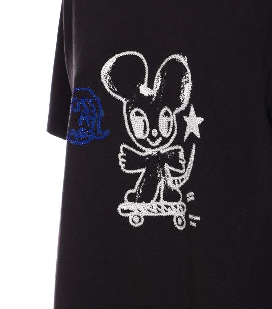 25FW 자딕앤볼테르 반팔 티셔츠 JWTS02734 011 Black - ZADIG & VOLTAIRE