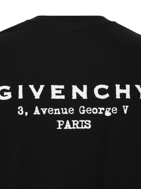 25FW 지방시 반팔 티셔츠 BM71NK3YRV 001 Black - GIVENCHY