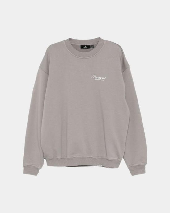 24FW 리프레젠트 스웨터 OCM41201 46 Slate