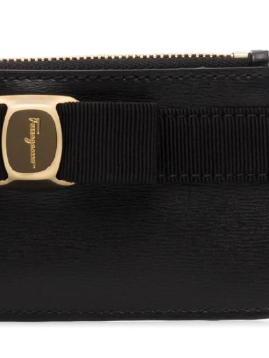 26FW 살바토레 페라가모 바라 보우 카드 홀더 22E010 734494 DOM - SALVATORE FERRAGAMO