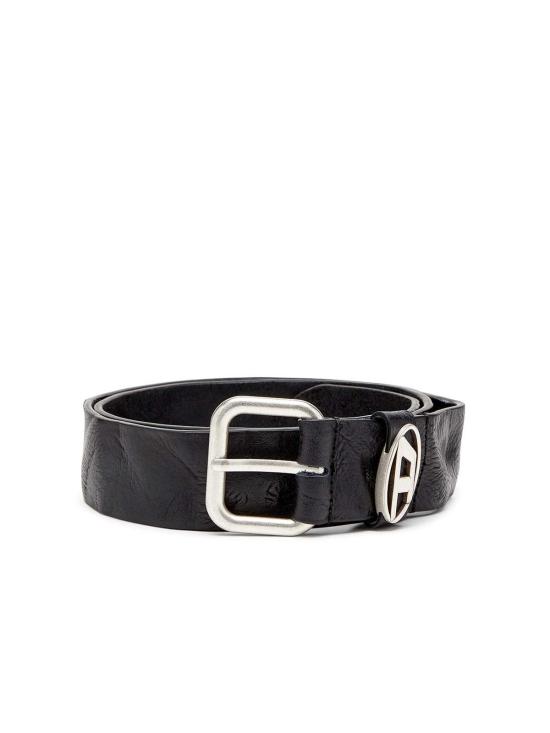 25FW 디젤 가죽 벨트 X10314PS681T8013 Black - DIESEL