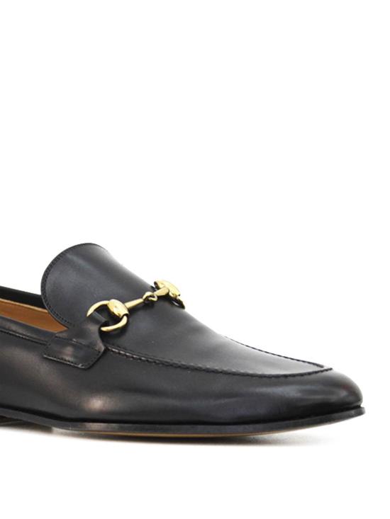 26FW 구찌 조던 레더 로퍼 406994BLM001000 Black - GUCCI