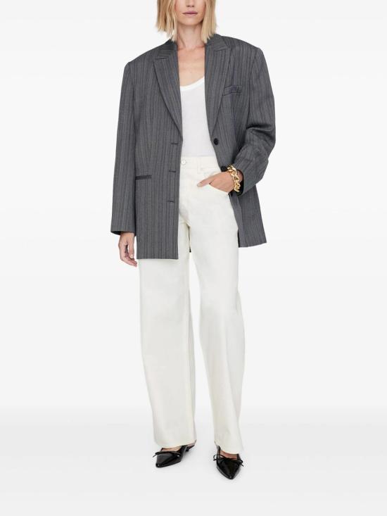 27SS 애니빙 스트레이트 팬츠 A0610896OFW25 White - ANINE BING