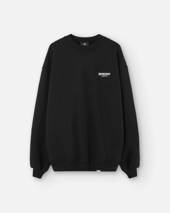  리프레젠트 긴팔 티셔츠 OCM41115 001 Black