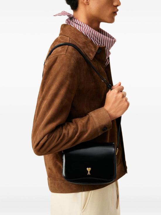25FW 아미 숄더백 ULL717AL0139 001 Black - AMI