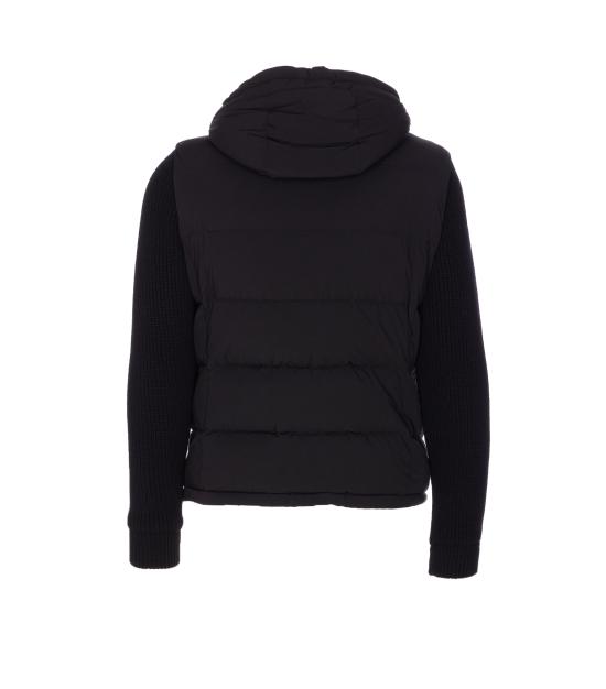 25FW 무레르 포스콜로 KNM 패디드 봄버 니트 자켓 FOSCOLO KNMU0001 Black - MOORER