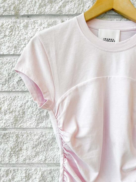  이자벨마랑에뚜왈 반팔 티셔츠 이자벨 마랑 에투알 메일리 페이디드 핑크 티셔츠 - ISABEL MARANT ETOILE