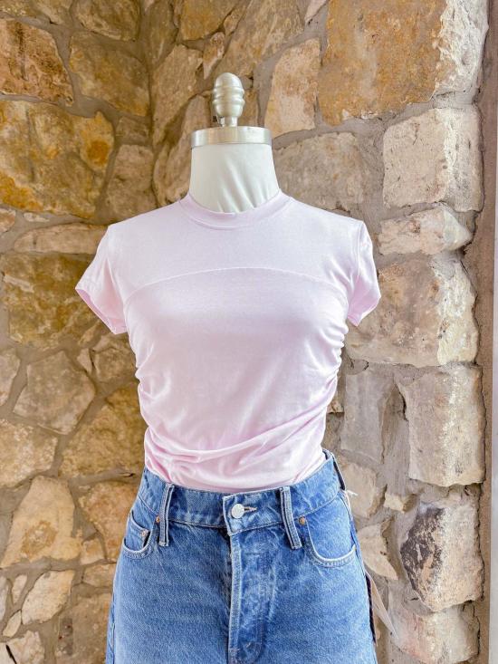  이자벨마랑에뚜왈 반팔 티셔츠 이자벨 마랑 에투알 메일리 페이디드 핑크 티셔츠 - ISABEL MARANT ETOILE