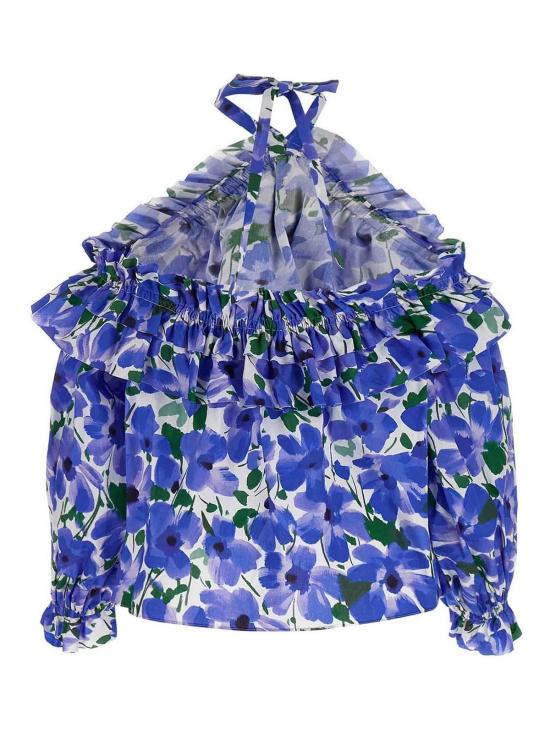 25SS 캐롤리나 헤레라 민소매 티셔츠 R2511N222MEC172 Multicolour - CAROLINA HERRERA