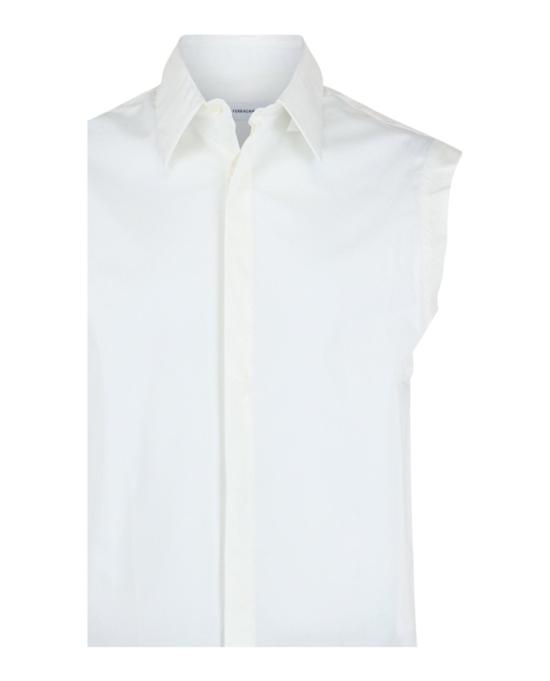  살바토레 페라가모 반팔 셔츠 142444 761931 R 10002 43 White - SALVATORE FERRAGAMO