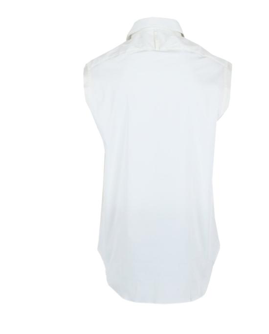  살바토레 페라가모 반팔 셔츠 142444 761931 R 10002 43 White - SALVATORE FERRAGAMO