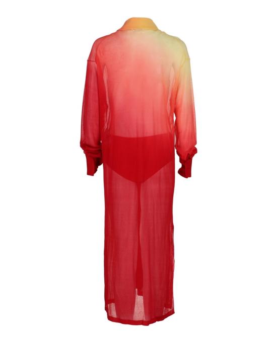  살바토레 페라가모 롱 원피스 111874 761544 80006 XL Red - SALVATORE FERRAGAMO