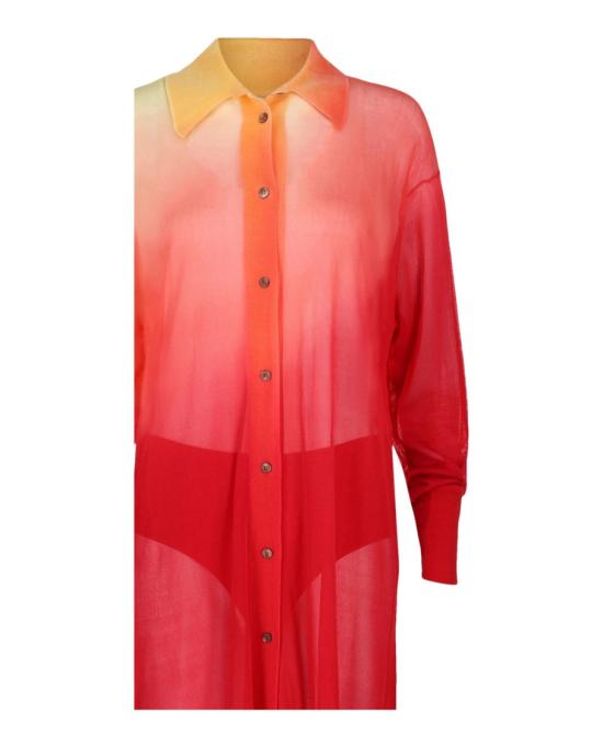  살바토레 페라가모 롱 원피스 111874 761544 80006 XL Red - SALVATORE FERRAGAMO