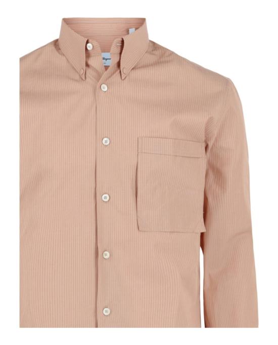  살바토레 페라가모 긴팔 셔츠 141695 759158 91617 XL Neutrals - SALVATORE FERRAGAMO