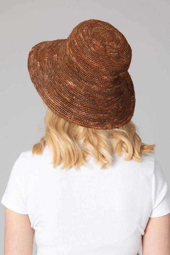  San Diego Hat Company 버킷햇 샌디에이고 햇 컴퍼니 위켄드 크로셰 라피아 버킷 햇 - OTHER BRANDS