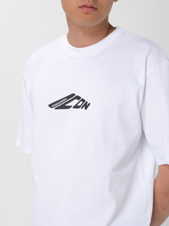 25FW 디스퀘어드2 반팔 티셔츠 S79GC0096D20033 100 White - DSQUARED2