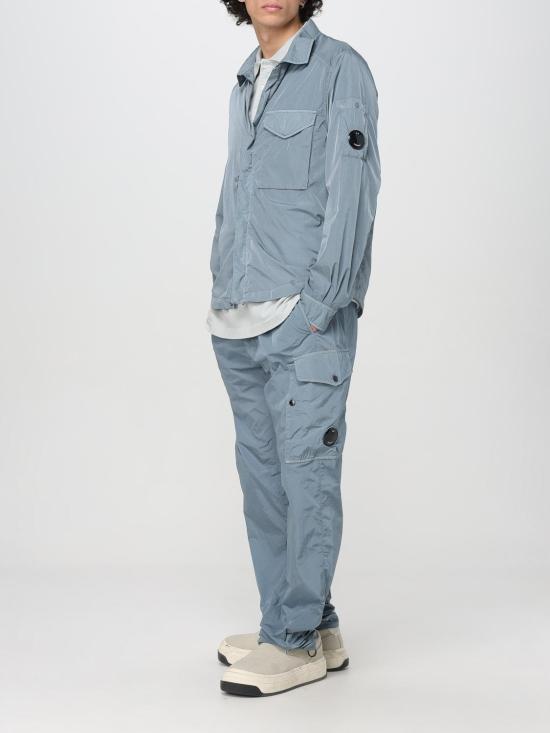 25SS 씨피 컴퍼니 폴로 티셔츠 18CMPL320A110396G 800 Gnawed Blue - C.P. COMPANY