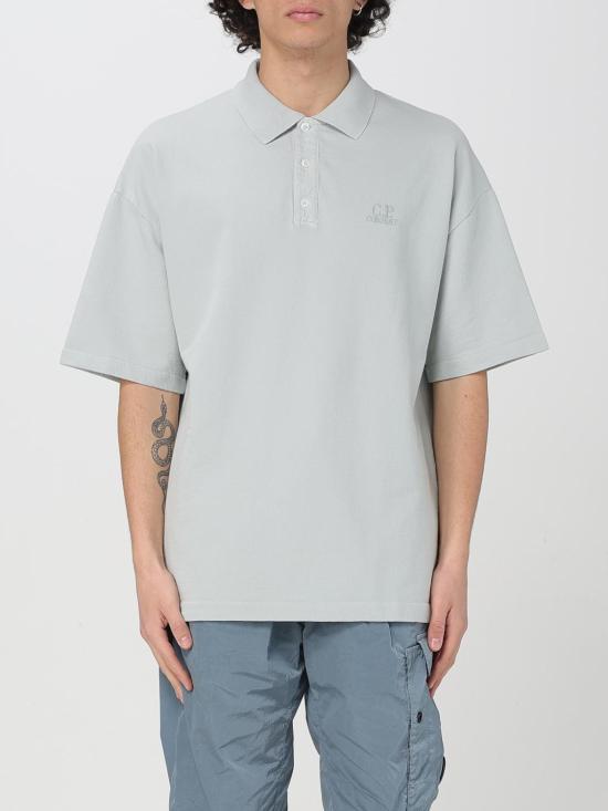25SS 씨피 컴퍼니 폴로 티셔츠 18CMPL320A110396G 800 Gnawed Blue