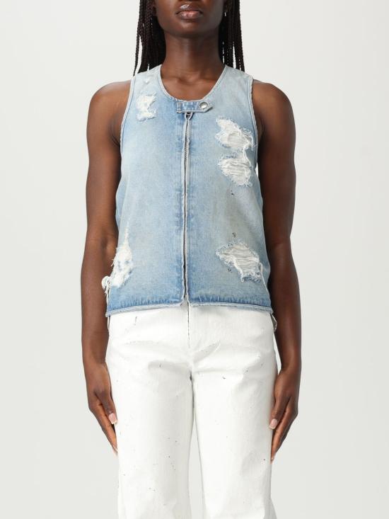 25SS MM6 메종마르지엘라 베스트 S62FB0072M30018 964 Gnawed Blue