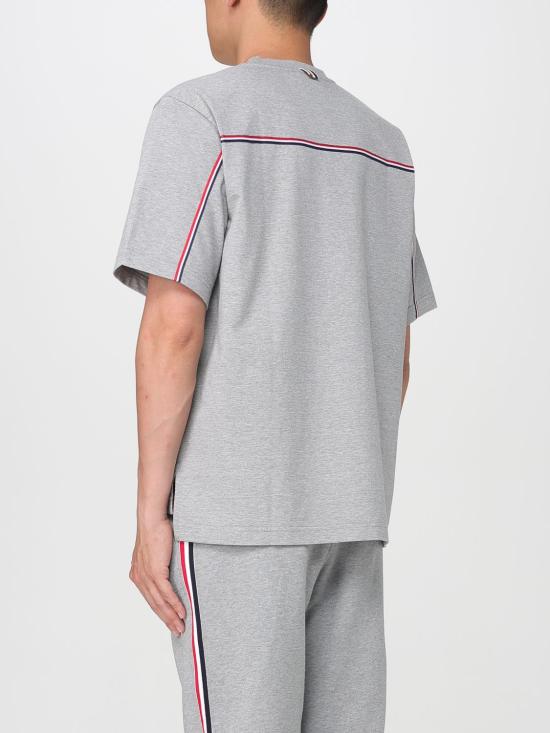 25FW 톰브라운 반팔 티셔츠 MJS288A00042 055 Grey - THOM BROWNE
