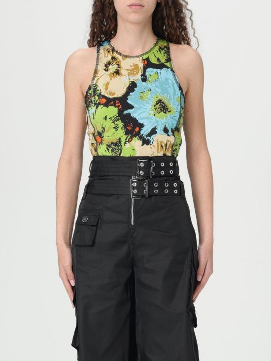 25SS 가니 민소매 티셔츠 T4134 999 Multicolor