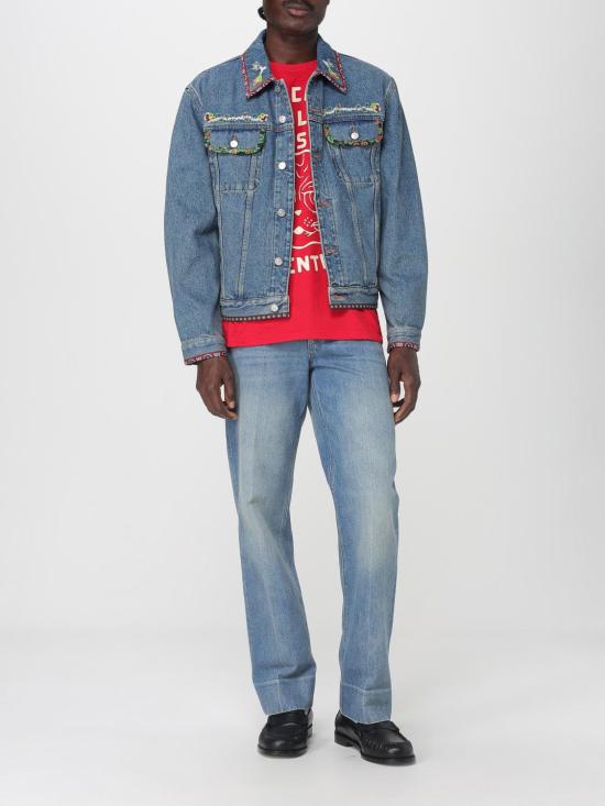 25FW 발렌티노 가라바니 반팔 티셔츠 7V3MG16PB32 BR3 Red - VALENTINO GARAVANI