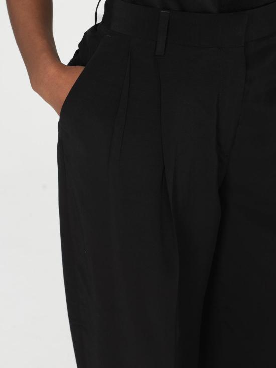 25SS 토템 팬츠 252WRB0289FB0378 001 Black - TOTEME