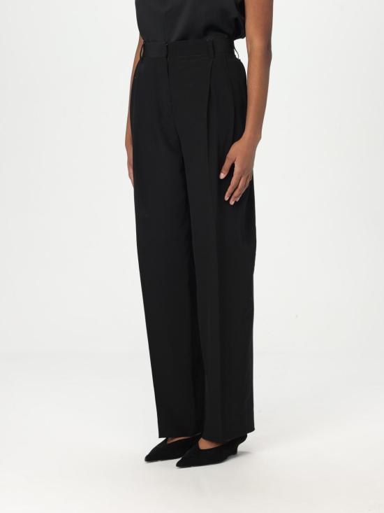 25SS 토템 팬츠 252WRB0289FB0378 001 Black - TOTEME