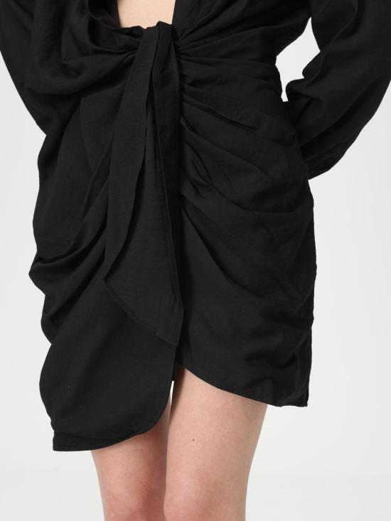 25SS 자크뮈스 롱 원피스 213DR0091020 990 Black - JACQUEMUS