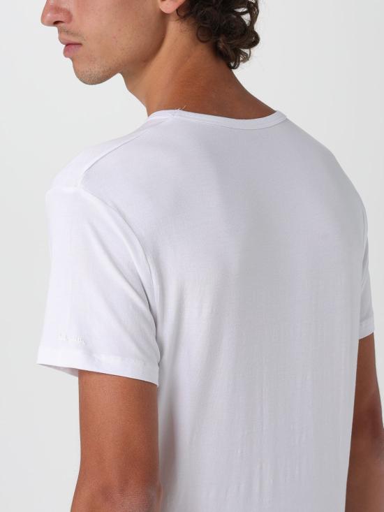 25FW 폴 스미스 반팔 티셔츠 M1A388FHP3PK 01 White - PAUL SMITH