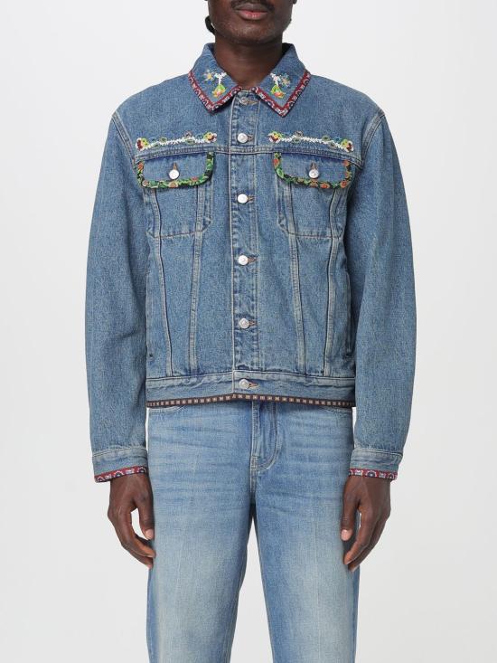 25FW 발렌티노 가라바니 데님 자켓 7V3DC04QB0W 558 Gnawed Blue