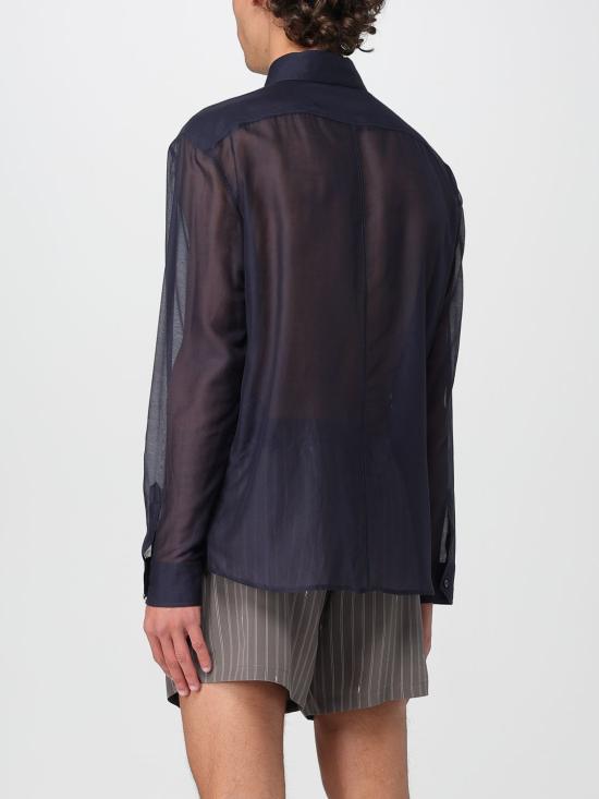 25SS 생로랑 긴팔 셔츠 826663Y1K39 4102 Blue - SAINT LAURENT