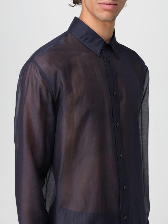 25SS 생로랑 긴팔 셔츠 826663Y1K39 4102 Blue - SAINT LAURENT